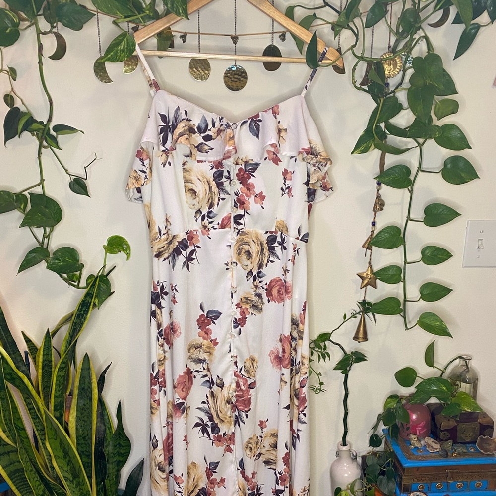 Band of Gypsies Floral Maxi Dress